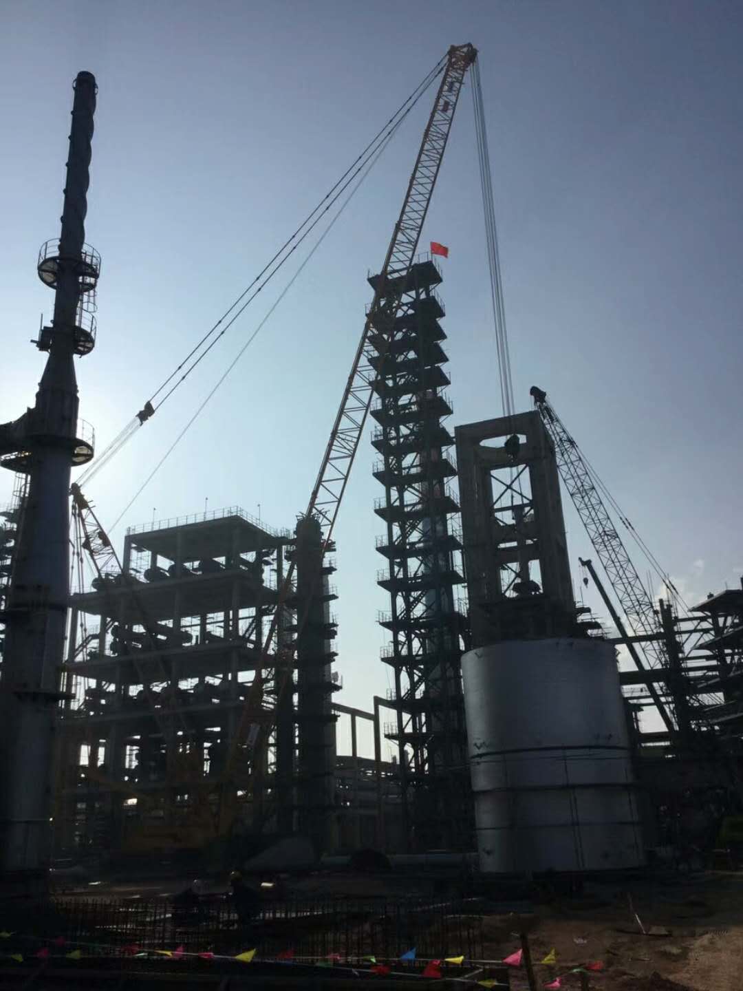 天津固特炉窑安装施工现场